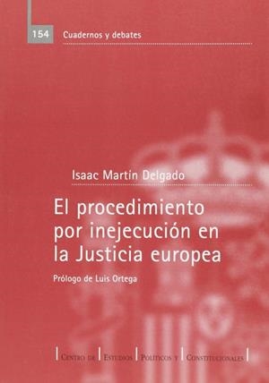 PROCEDIMIENTO POR INEJECUCIÓN EN LA JUSTICIA EUROPEA, EL | 9788425912597 | MARTIN, ISAAC