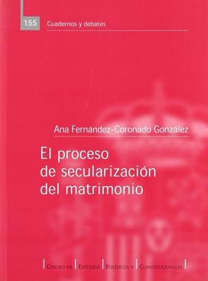PROCESO DE SECULARIZACIÓN DEL MATRIMONIO, EL | 9788425912603 | FERNANDEZ-CORONADO, ANA