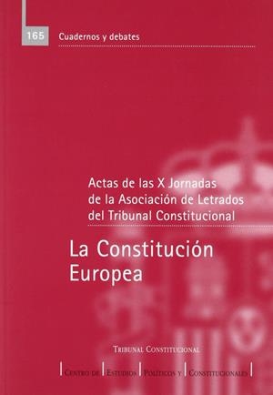CONSTITUCIÓN EUROPEA, LA | 9788425912986 | LETRADOS DEL TRIBUNAL CONSTITUCIONAL