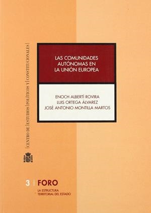 COMUNIDADES AUTÓNOMAS EN LA UNIÓN EUROPEA, LAS | 9788425913037 | ALBERTI, ENOCH