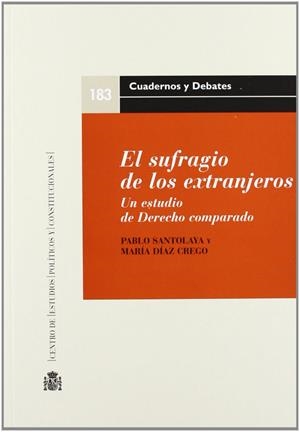 SUFRAGIO DE LOS EXTRANJEROS, EL | 9788425914201 | SANTOLAYA, PABLO