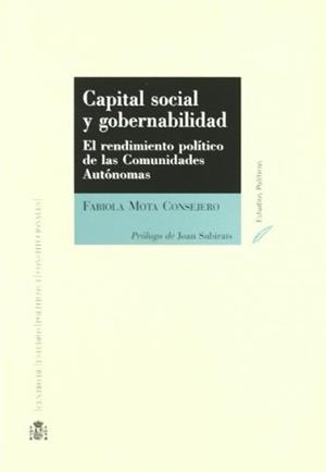 CAPITAL SOCIAL Y GOBERNABILIDAD | 9788425914355 | MOTA, FABIOLA