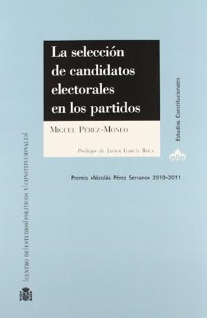 SELECCION CANDIDATOS ELECTORALES EN | 9788425915413 | PEREZ-MONEO