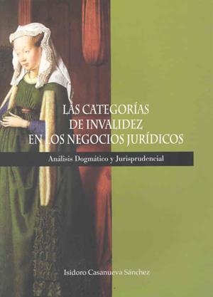 CATEGORÍAS DE INVALIDEZ DEL NEGOCIO JURÍDICO, LAS. ANÁLISIS DOGMÁTICO Y JURISPRUDENCIAL | 9788477235095 | CASANUEVA SÁNCHEZ, ISIDORO