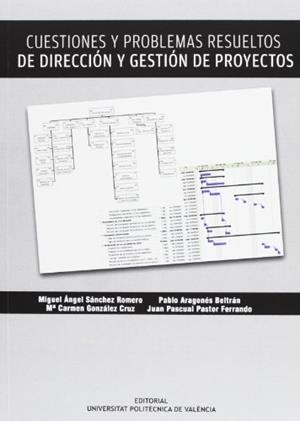 CUESTIONES Y PROBLEMAS RESUELTOS DE DIRECCIÓN Y GESTIÓN DE PROYECTOS | 9788483636855 | ARAGONÉS BELTRÁN, PABLO / GONZÁLEZ CRUZ, MARI CARMEN / SÁNCHEZ ROMERO, MIGUEL ÁNGEL / PASTOR FERRAND