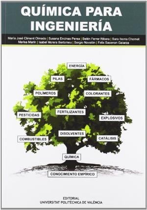 QUÍMICA PARA INGENIERÍA | 9788483637401 | MARÍN GARCÍA, Mª LUISA / IBORRA CHORNET, SARA / CLIMENT OLMEDO, MARÍA JOSÉ / ENCINAS PEREA, SUSANA /