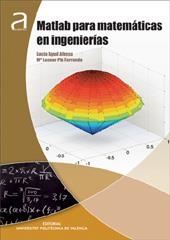 MATLAB PARA MATEMÁTICAS EN INGENIERIAS | 9788490484210 | AGUD ALBESA, LUCÍA / PLA FERRANDO, Mª LEONOR