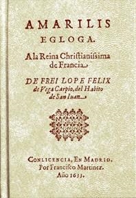 AMARILIS. ÉGLOGA | 9788484277767 | VEGA CARPIO, LOPE FÉLIX DE