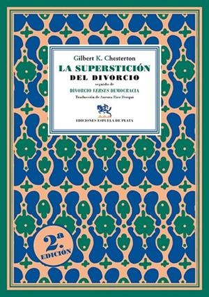 SUPERSTICIÓN DEL DIVORCIO, LA | 9788418153754 | CHESTERTON, GILBERT KEITH