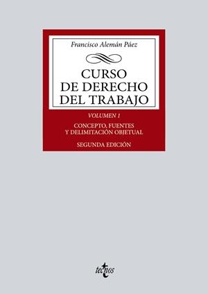 CURSO DE DERECHO DEL TRABAJO | 9788430985128 | ALEMÁN PÁEZ, FRANCISCO