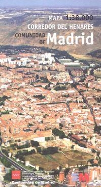 MAPA 1:38.000 CORREDOR DEL HENARES COMUNIDAD DE MADRID | 9788445133590 | D. G. DE URBANISMO Y ESTRATEGIA TERRITORIAL