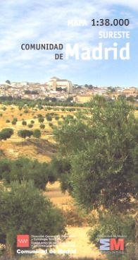 MAPA 1:38.000 SURESTE COMUNIDAD DE MADRID | 9788445133583 | D. G. DE URBANISMO Y ESTRATEGIA TERRITORIAL