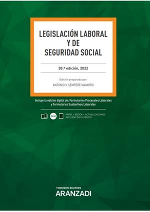 LEGISLACION LABORAL Y DE SEGURIDAD SOCIAL | 9788411243865 | GALIANA MORENO, JESÚS Mª/SEMPERE NAVARRO, ANTONIO V.