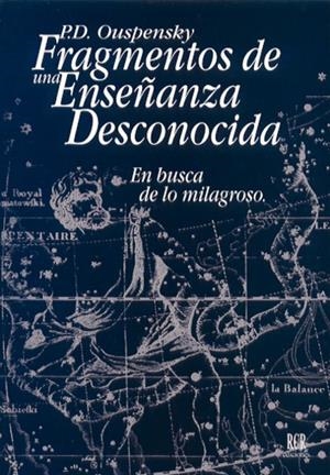FRAGMENTOS DE UNA ENSEÑANZA DESCONOCIDA | 9788482450162 | OUSPENSKY, P. D.