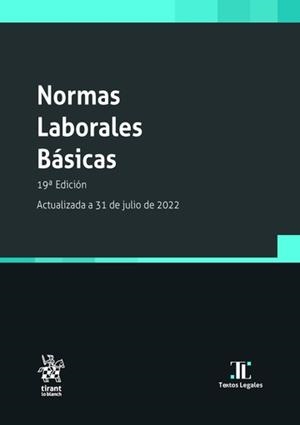 NORMAS LABORALES BÁSICAS - 19 ED. | 9788411471121