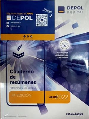 ESCALA BASICA CUADERNO DE RESUMENES (4ª EDIC.) | 9788469758731 | CERVIGÓN RODRÍGUEZ, SARA