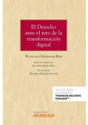 DERECHO ANTE EL RETO DE LA TRANSFORMACION DIGITAL | 9788413907031 | HOFFMANN RIEM, WOLFGANG