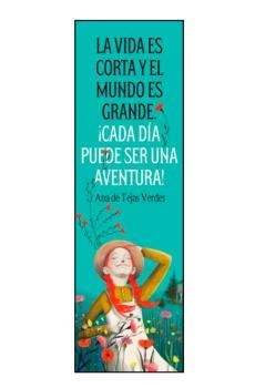 MARCAPÁGINAS: "LA VIDA ES CORTA Y EL MUNDO ES GRANDE" | 8437018304738