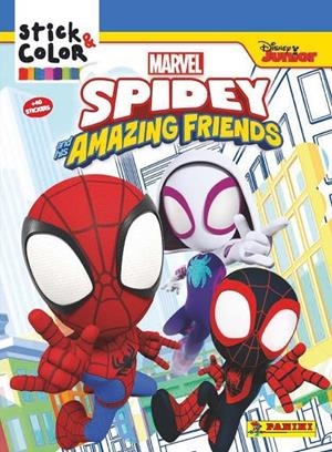 STICK & COLOR SPIDERMAN AND FRIENDS | 9788427872998