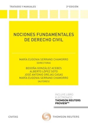 NOCHES FUNDAMENTALES DE DERECHO CIVIL (2 EDICION) | 9788411256285 | GONZÁLEZ ACEBES, BEGOÑA / OREJAS CASAS, JOSÉ ANTONIO / SERRANO CHAMORRO, Mª EUGENIA