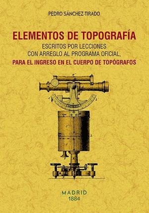ELEMENTOS DE TOPOGRAFIA | 9788490017265 | SÁNCHEZ TIRADO, PEDRO