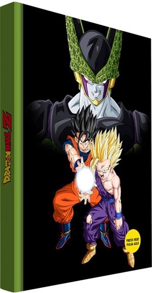LIBRETA CON LUZ BATALLA FINAL CELL DRAGON BALL Z | 8435450249860