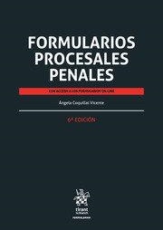 FORMULARIOS PROCESALES PENALES 6º EDICION | 9788411306577 | COQUILLAT VICENTE, ANGELA