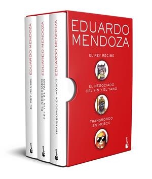 ESTUCHE LAS TRES LEYES DEL MOVIMIENTO (EL REY RECIBE / EL NEGOCIADO DEL YIN Y EL YANG / TRANSBORDO EN MOSCÚ) | 9788432241291 | MENDOZA, EDUARDO