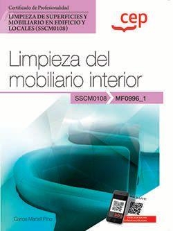 MANUAL LIMPIEZA DEL MOBILIARIO INTERIOR | 9788419432414 | MARTELL PINO, CARLOS