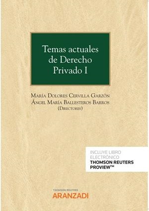 TEMAS ACTUALES DE DERECHO PRIVADO I (DUO) | 9788411251945 | BALLESTEROS BARROS, ANGEL MARIA