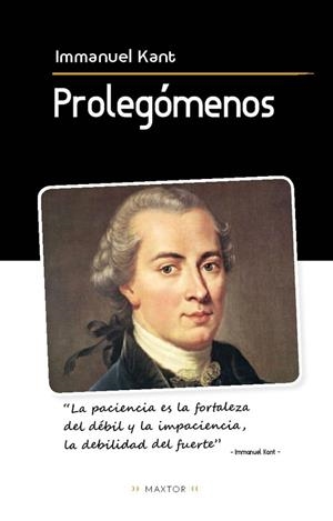 PROLEGOMENOS | 9788490016510 | KANT, IMMANUEL