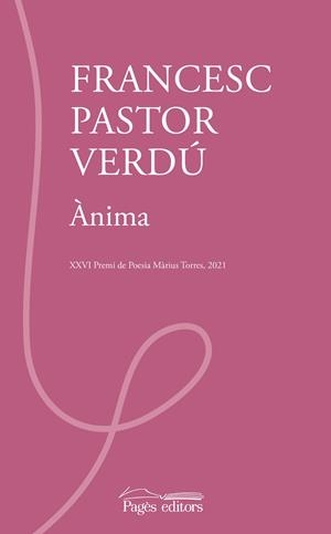 ÀNIMA | 9788413034096 | PASTOR VERDÚ, FRANCESC
