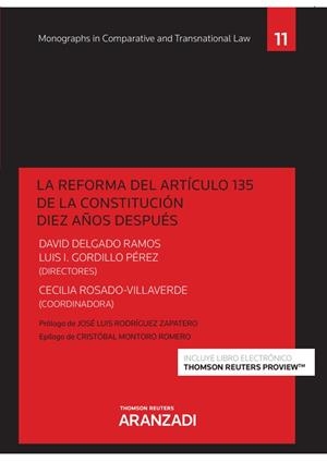 REFORMA DEL ARTICULO 135 DE LA CONSTITUCION DIEZ AÑOS DESPUES (DUO) | 9788411251174 | DELGADO RAMOS, DAVID/ GORDILLO PÉREZ, LUIS I.