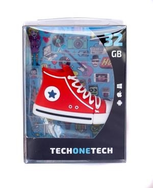 PENDRIVE USB ZAPATILLA ROJA REVERSE 32 GB | 8436546593577