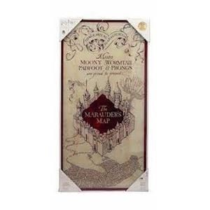 POSTER DE VIDRIO MAPA DEL MERODEADOR 30X60 HARRY POTTER | 8435450225758
