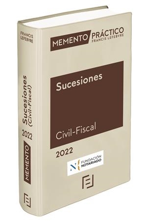 MEMENTO PRACTICO SUCESIONES CIVIL FISCAL 2022 | 9788418899713 | LEFEBVRE-EL DERECHO