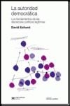 AUTORIDAD DEMOCRATICA, LA | 9789876291750 | DAVID ESTLUND