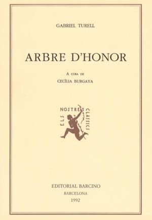 ARBRE D'HONOR | 9788472266360 | TURELL, GABRIEL