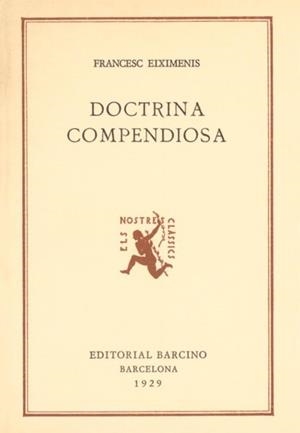 DOCTRINA COMPENDIOSA | 9788472262331 | EIXIMENIS, FRANCESC