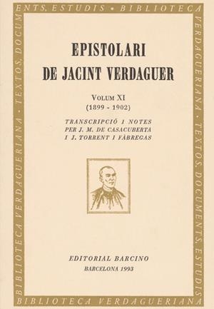 EPISTOLARI VERDAGUER XI | 9788472266469 | VERDAGUER, JACINT