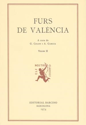 FURS DE VALENCIA II | 9788472260351