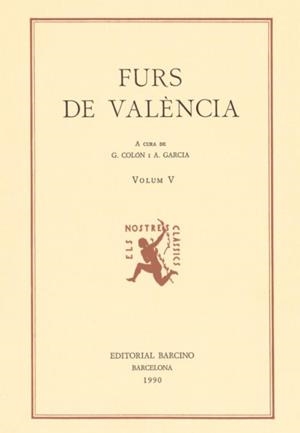 FURS DE VALENCIA V | 9788472266315