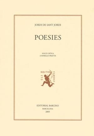 POESIES (JORDI DE SANT JORDI) | 9788472267169 | DE SANT JORDI, JORDI