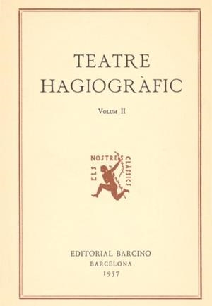 TEATRE HAGIOGRAFIC II | 9788472261976