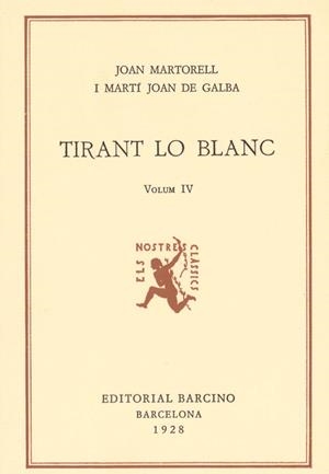 TIRANT LO BLANC IV | 9788472262393 | MARTORELL, JOANOT