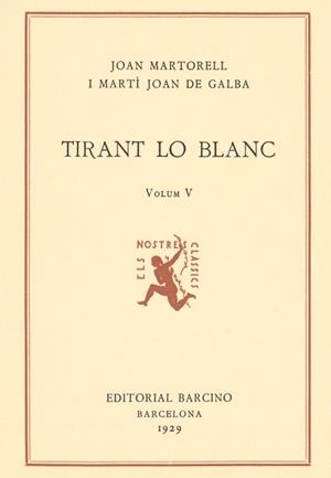 TIRANT LO BLANC V | 9788472262324 | MARTORELL, JOANOT