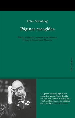 PÁGINAS ESCOGIDAS | 9788412511871 | ALTENBERG, PETER