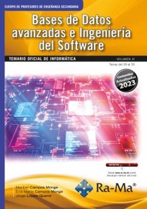 PROFESOR ENSEÑANZA SECUNDARIA VOL 3 BASE DE DATOS AVANZADA | 9788419444424 | CAMPOS MONGE, MARIBEL/CAMPOS MONGE, EVA Mª/LÓPEZ QUEROL, JORGE
