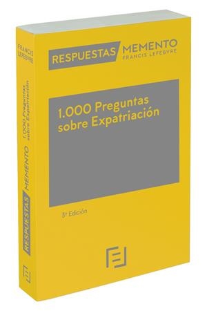 1000 PREGUNTAS SOBRE EXPATRIACION | 9788419303547 | LEFEBVRE-EL DERECHO