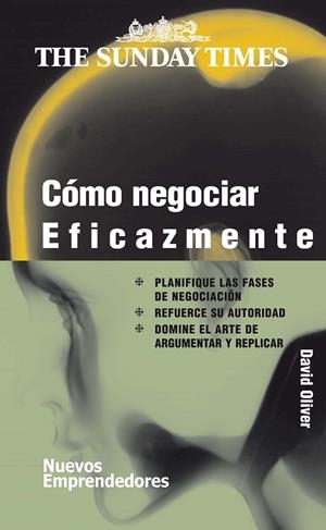 COMO NEGOCIAR EFICAZMENTE | 9788497840729 | OLIVER, DAVID
